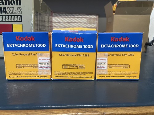 Super 8mm cartridges - 3x, kodak